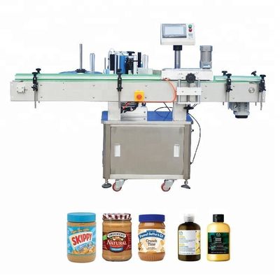 중국 약/필수품/식료품을 위한 수직 자동 접착 병 레테르를 붙이는 기계 협력 업체