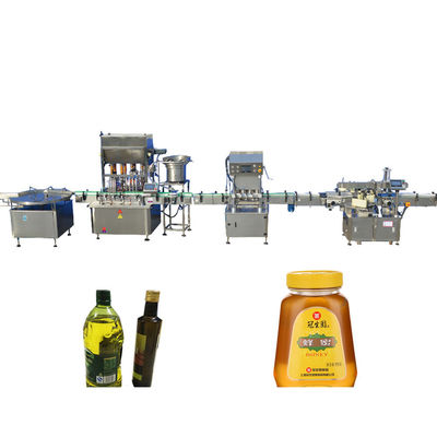 중국 10-40의 병/최소한도 꿀 충전물 기계, 족답 모터 식용 기름 충전물 기계 협력 업체