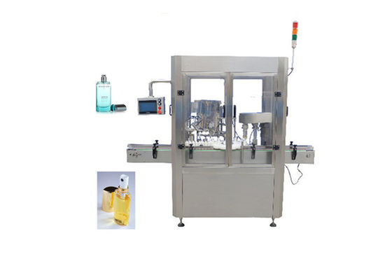 중국 PLC 관제사 향수 살포 기계, 2개의 채우는 분사구 향수 포장 기계 협력 업체