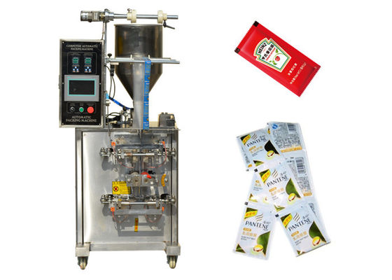 중국 고속 매운 소스 충전물 기계, 3개의 측 물개 케첩 포장 기계 협력 업체